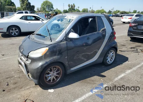 2009 Smart Fortwo Passion z USA, uszkodzony, nr VIN WMEEK31X39K219583